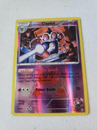 Team Magma's Claydol [Reverse Holo] - Pokemon Double Crisis #11