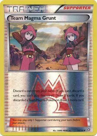 Team Magma Grunt [Reverse Holo] - Pokemon Double Crisis #30