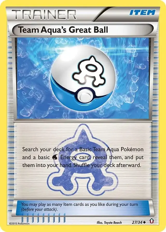 Team Aqua's Great Ball - Pokemon Double Crisis #27