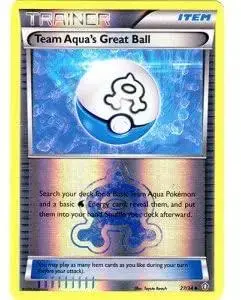 Team Aqua's Great Ball [Reverse Holo] - Pokemon Double Crisis #27