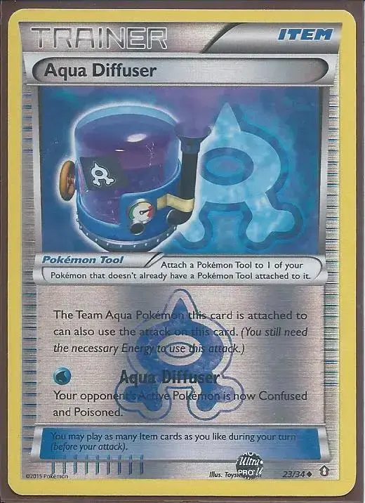 Aqua Diffuser [Reverse Holo] - Pokemon Double Crisis #23
