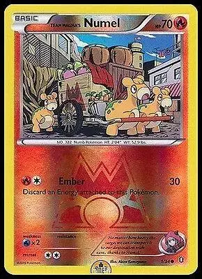Team Magma's Numel [Reverse Holo] - Pokemon Double Crisis #1