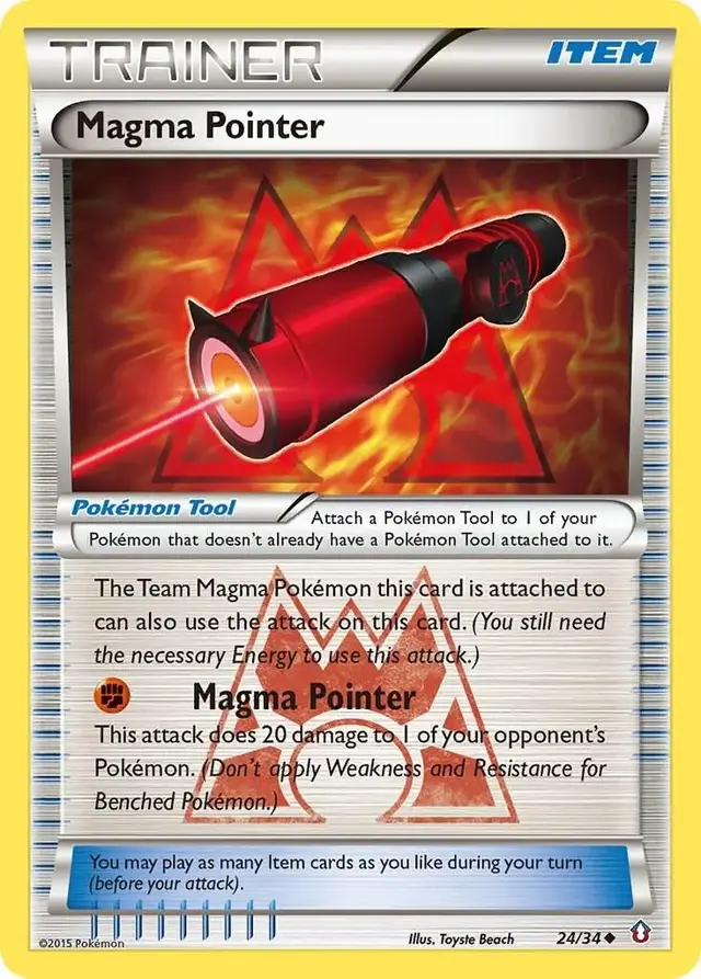 Magma Pointer - Pokemon Double Crisis #24