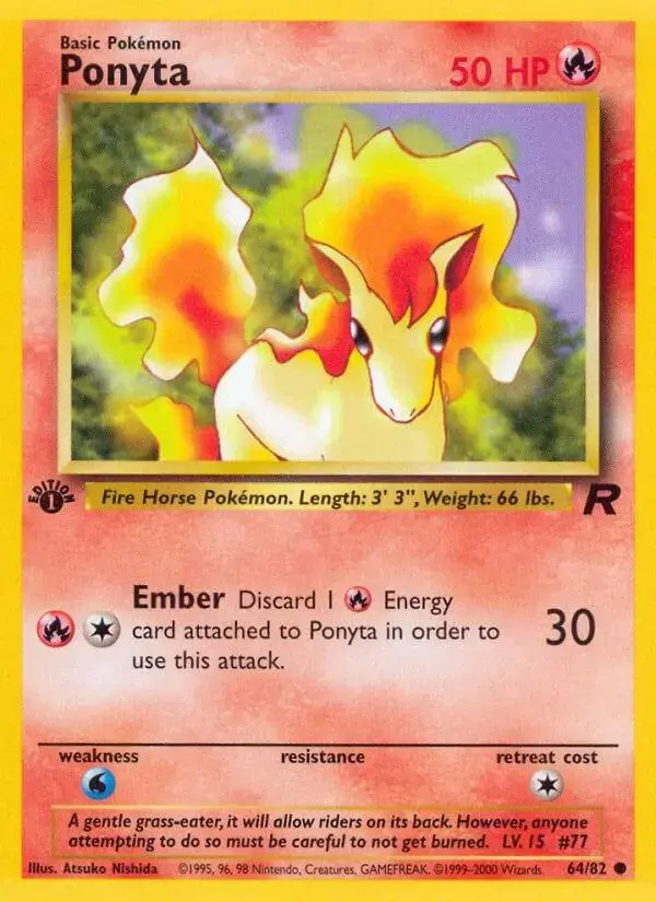 Ponyta [1st Edition] - Pokemon Team Rocket #64