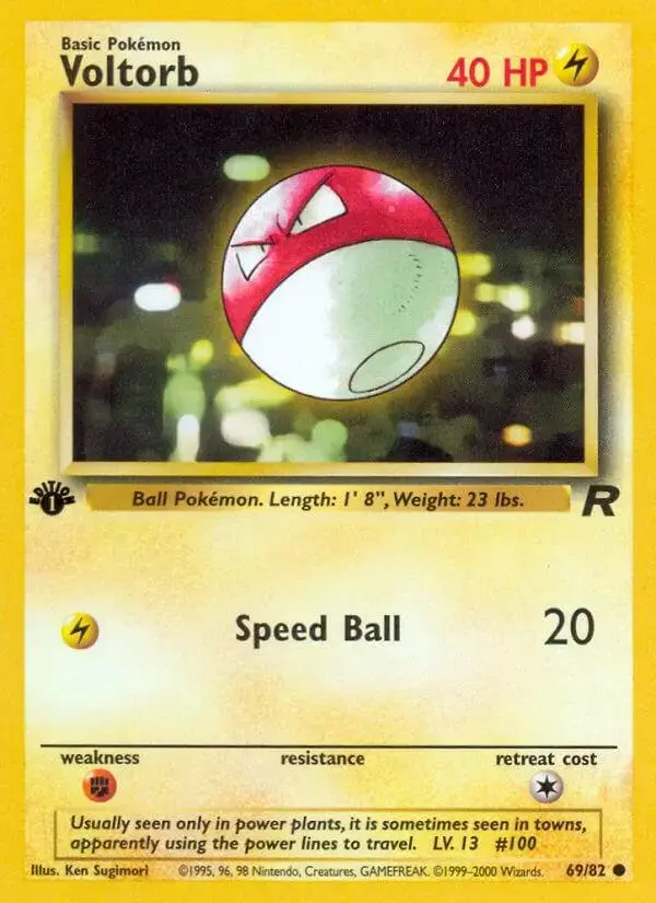 Voltorb [1st Edition] - Pokemon Team Rocket #69
