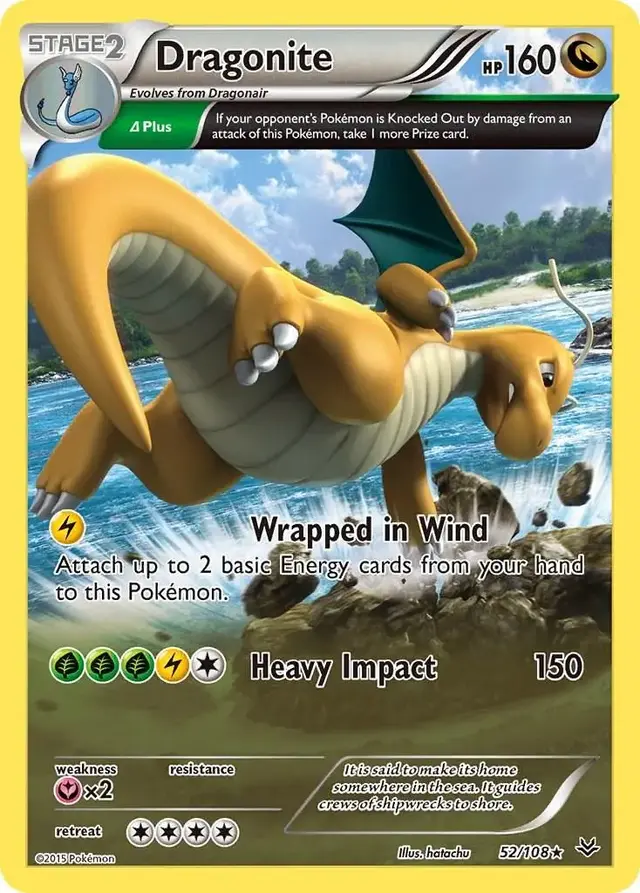 Dragonite - Pokemon Roaring Skies #52