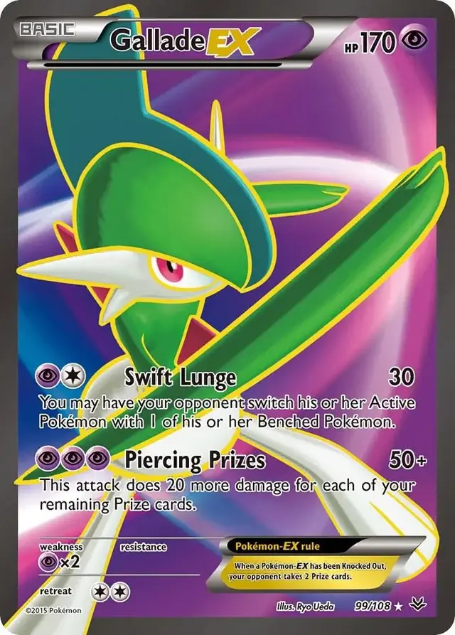 Gallade EX - Pokemon Roaring Skies #99