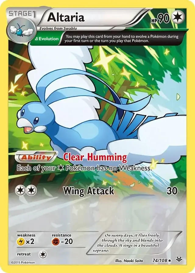 Altaria - Pokemon Roaring Skies #74