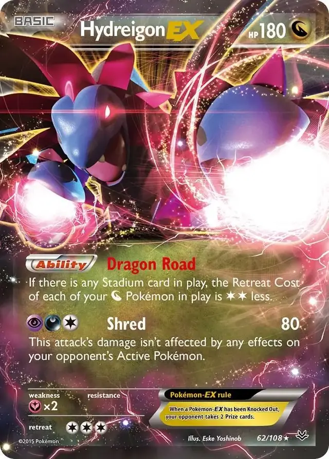 Hydreigon EX - Pokemon Roaring Skies #62