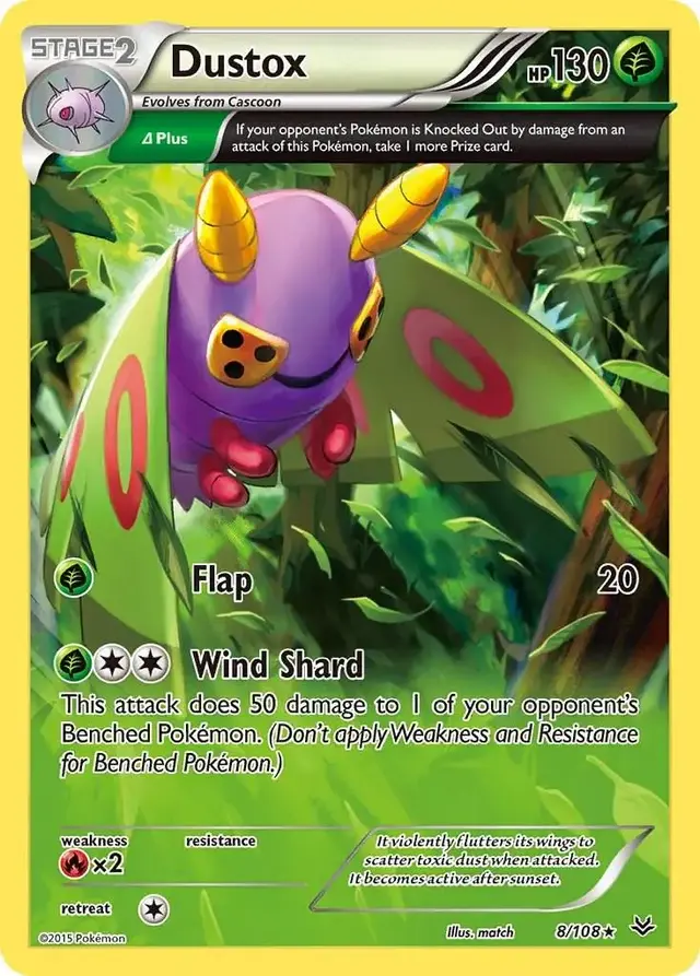 Dustox - Pokemon Roaring Skies #8