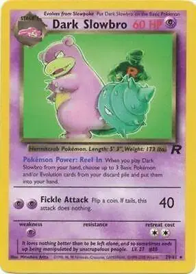 Dark Slowbro - Pokemon Team Rocket #29