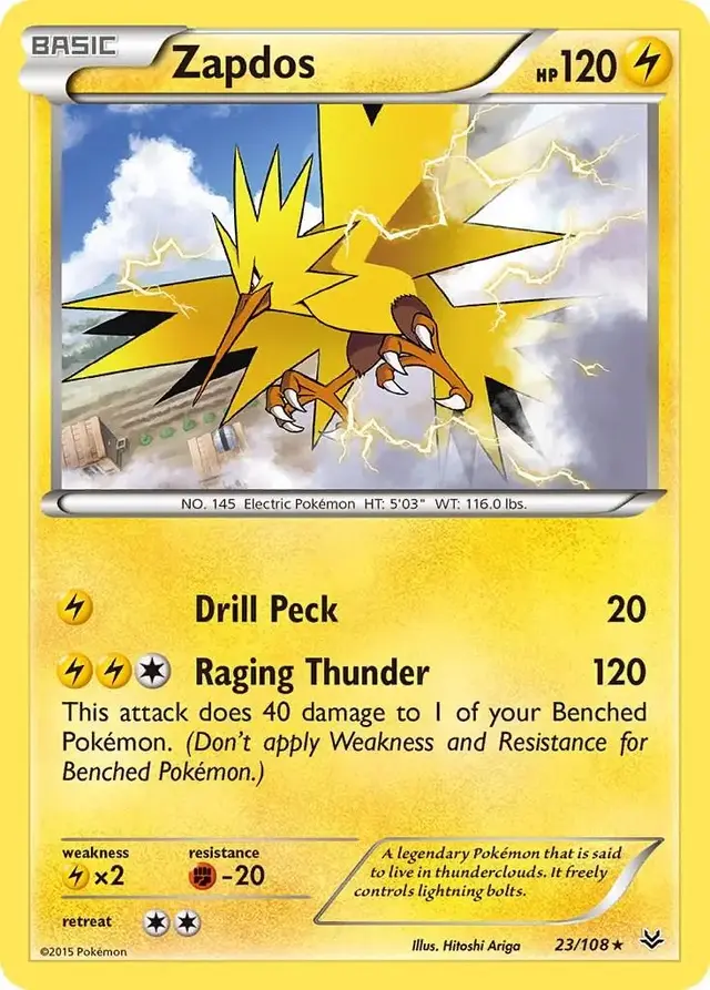 Zapdos - Pokemon Roaring Skies #23