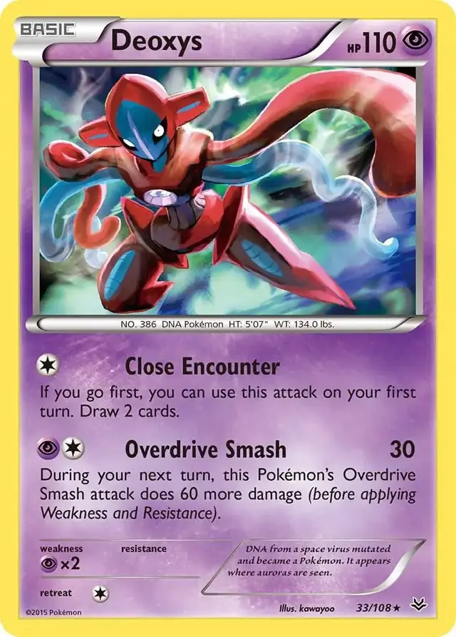 Deoxys - Pokemon Roaring Skies #33