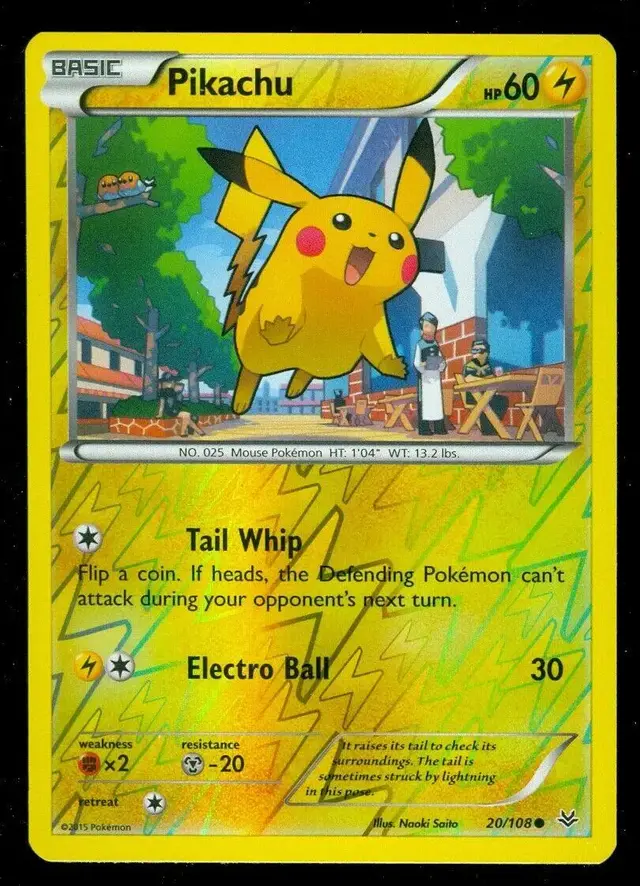 Pikachu [Reverse Holo] - Pokemon Roaring Skies #20
