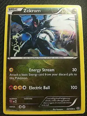 Zekrom [Reverse Holo] - Pokemon Roaring Skies #64
