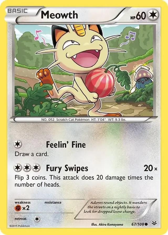 Meowth - Pokemon Roaring Skies #67
