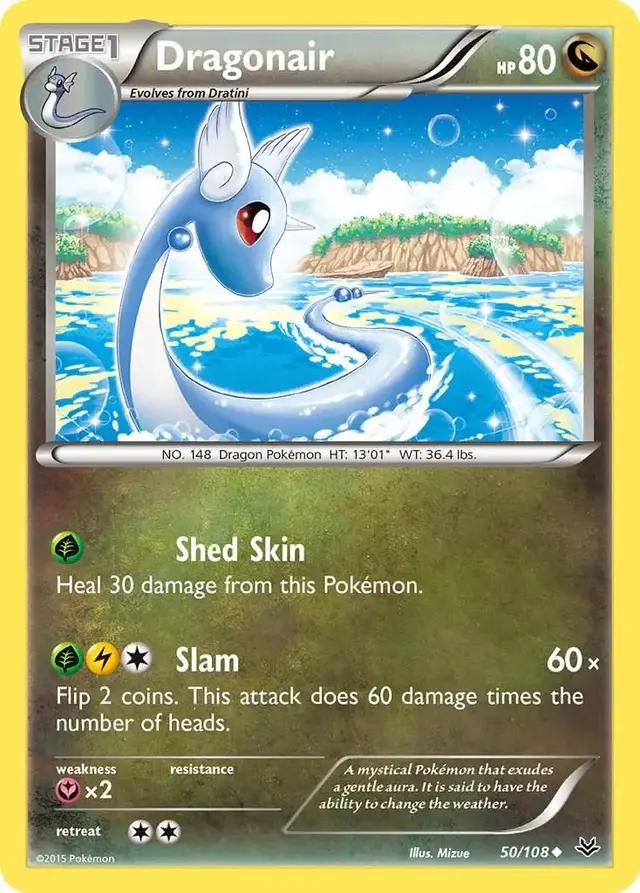Dragonair - Pokemon Roaring Skies #50