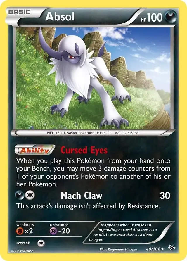 Absol - Pokemon Roaring Skies #40