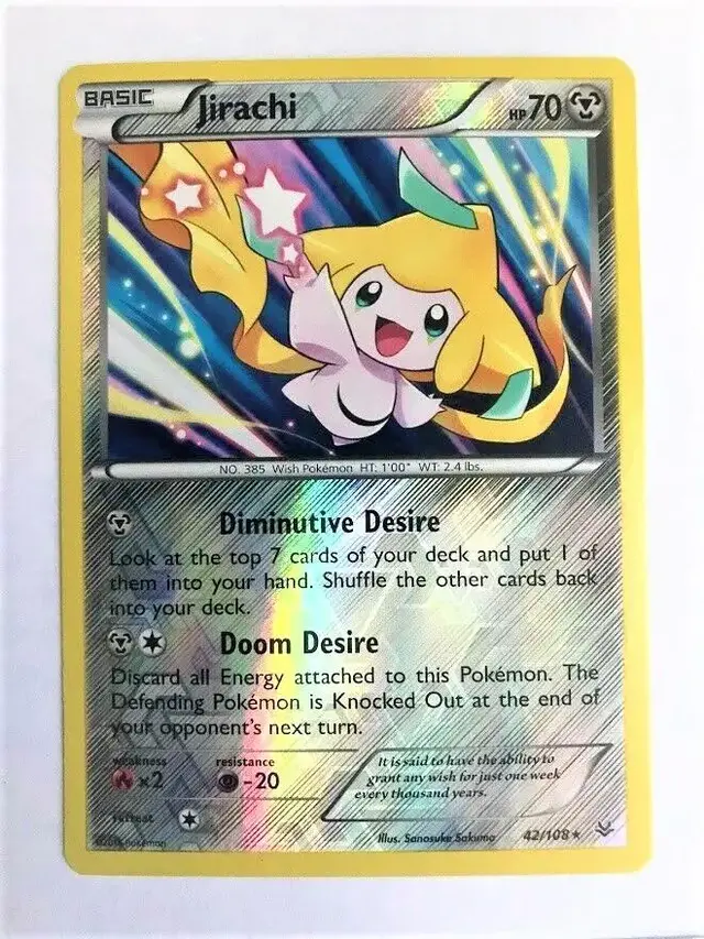Jirachi [Reverse Holo] - Pokemon Roaring Skies #42