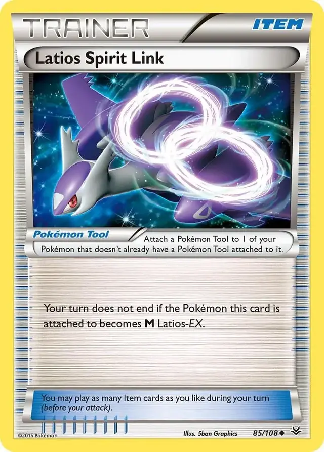 Latios Spirit Link - Pokemon Roaring Skies #85