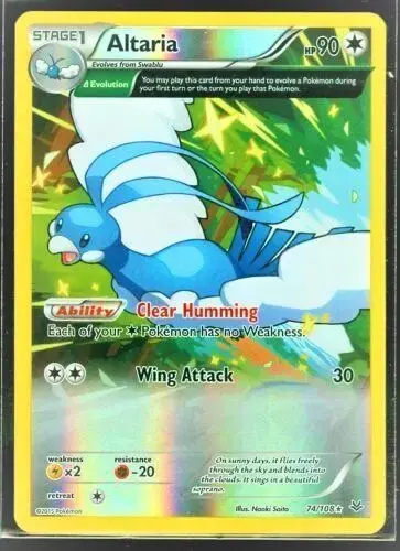 Altaria [Reverse Holo] - Pokemon Roaring Skies #74