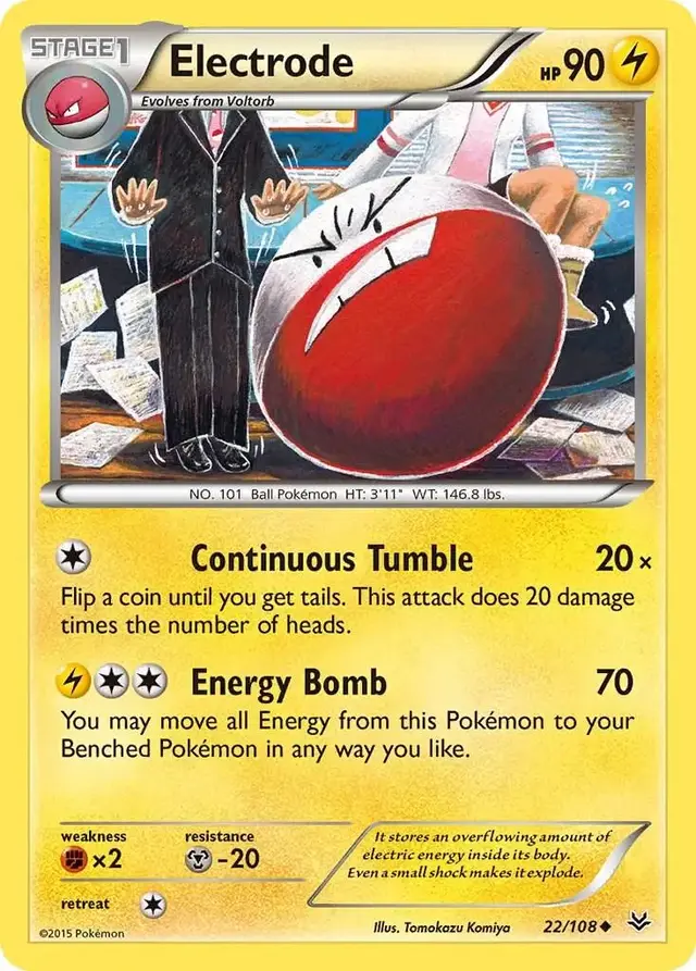 Electrode - Pokemon Roaring Skies #22