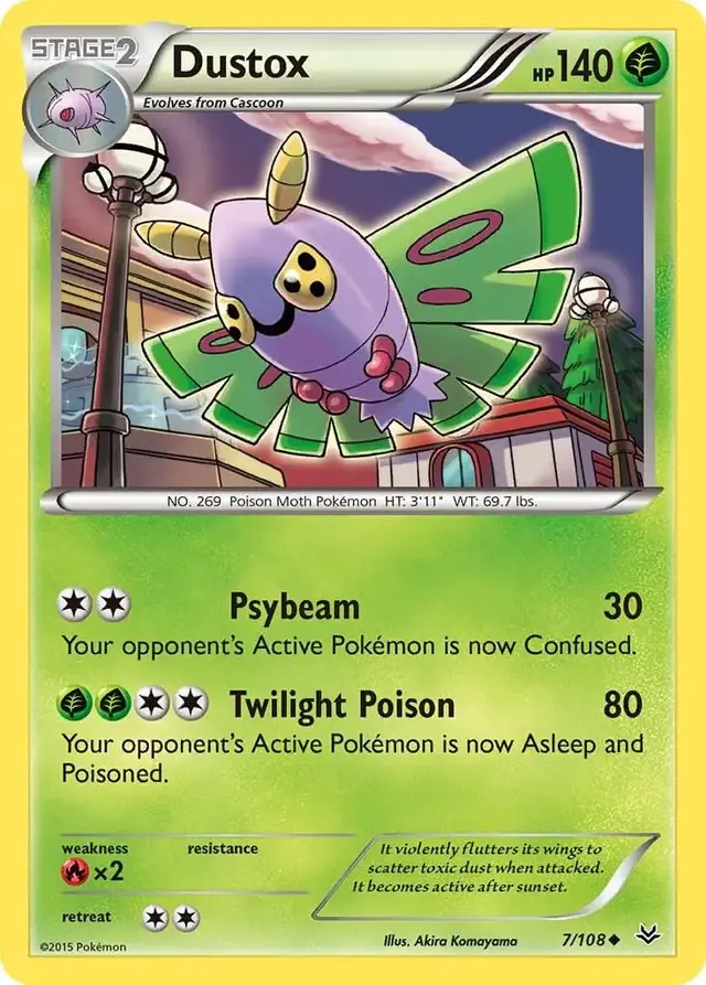 Dustox - Pokemon Roaring Skies #7