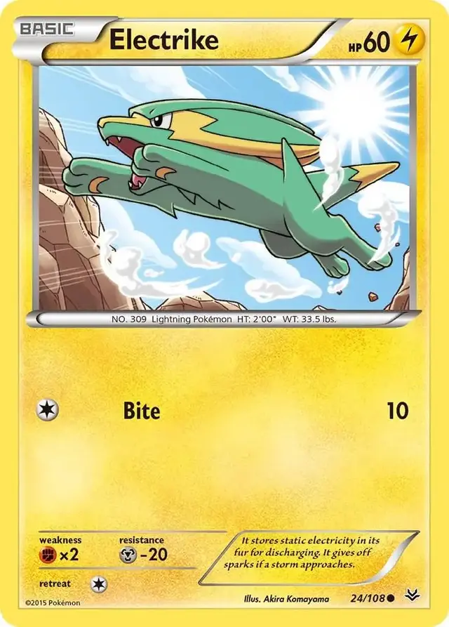 Electrike - Pokemon Roaring Skies #24
