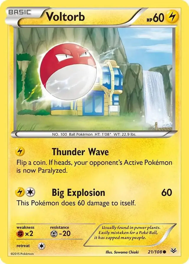 Voltorb - Pokemon Roaring Skies #21