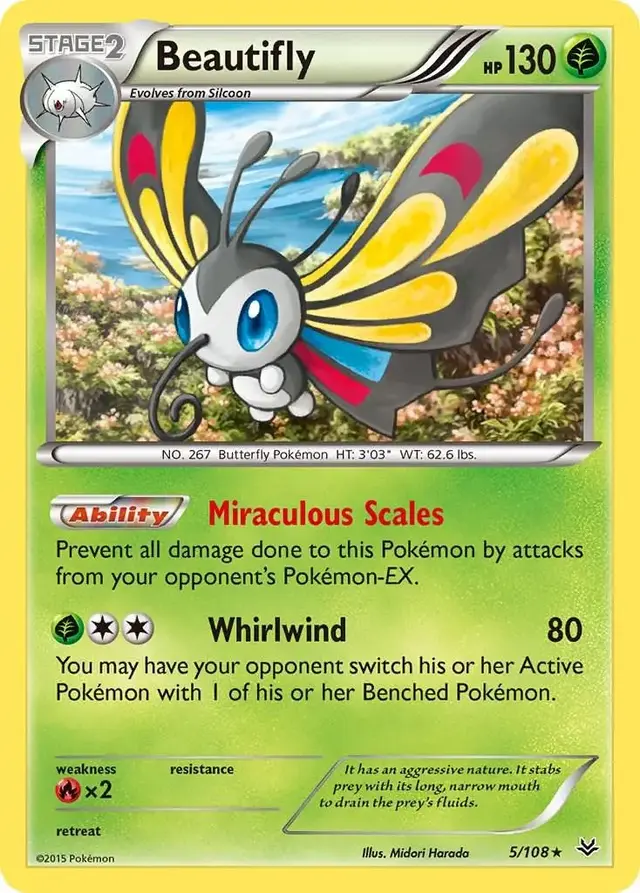 Beautifly - Pokemon Roaring Skies #5