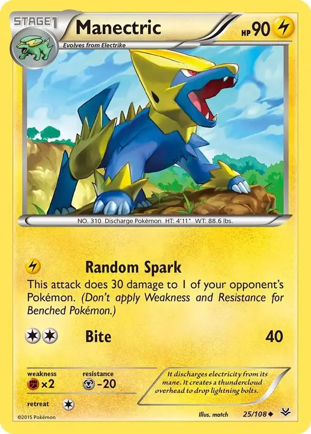 Manectric - Pokemon Roaring Skies #25