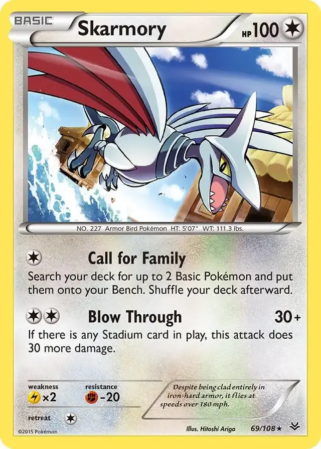 Skarmory - Pokemon Roaring Skies #69