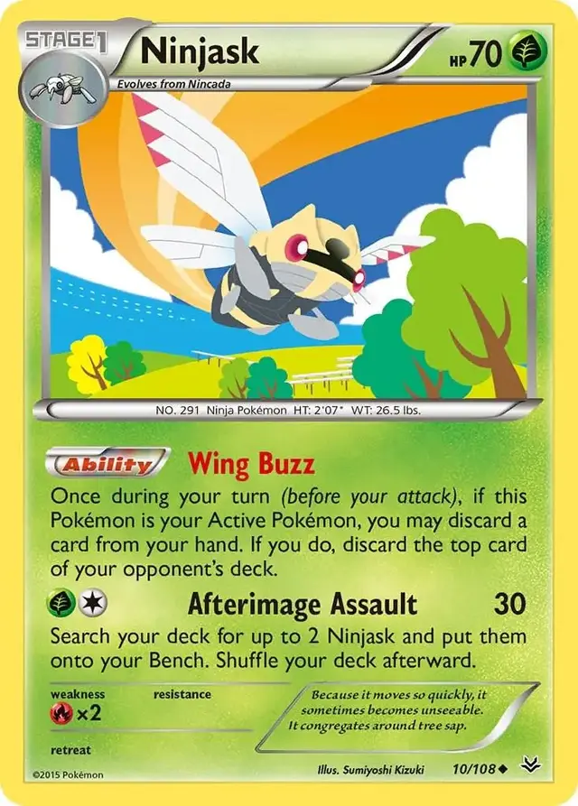Ninjask - Pokemon Roaring Skies #10