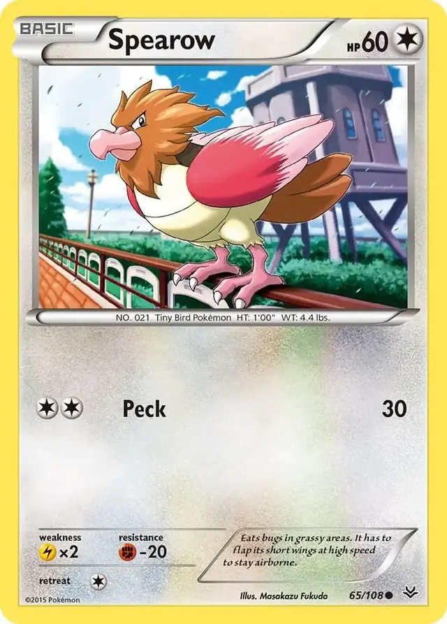 Spearow - Pokemon Roaring Skies #65