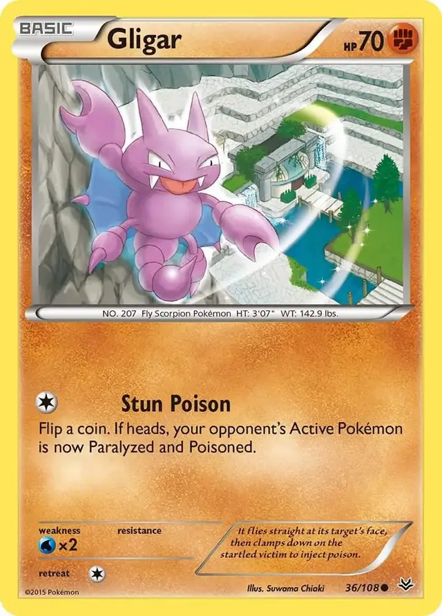 Gligar - Pokemon Roaring Skies #36