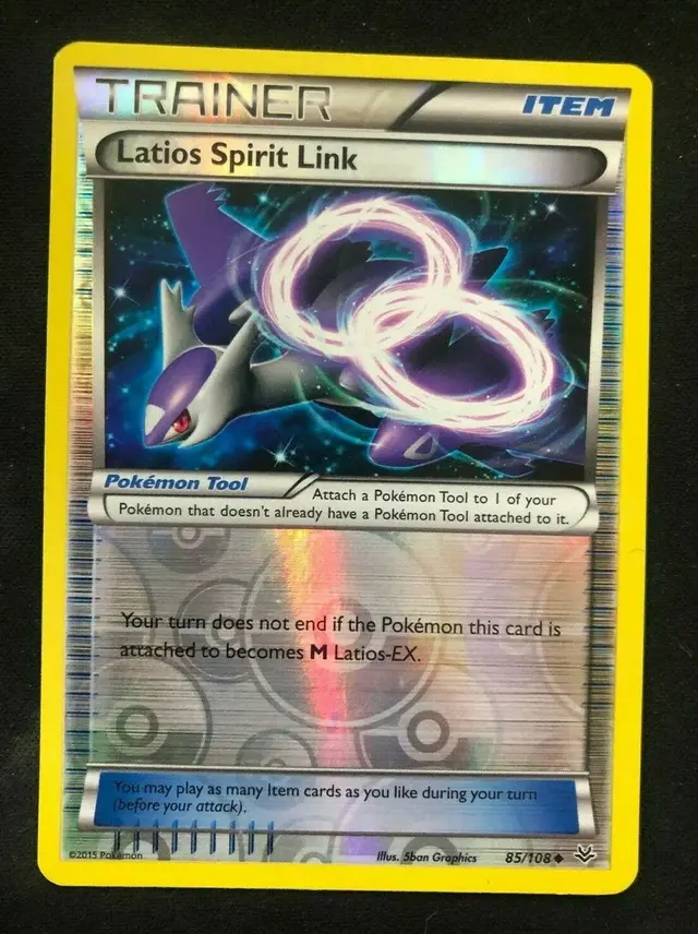 Latios Spirit Link [Reverse Holo] - Pokemon Roaring Skies #85