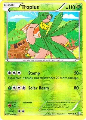 Tropius [Reverse Holo] - Pokemon Roaring Skies #12