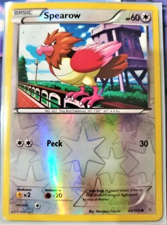 Spearow [Reverse Holo] - Pokemon Roaring Skies #65