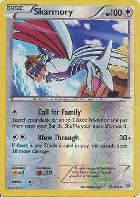 Skarmory [Reverse Holo] - Pokemon Roaring Skies #69