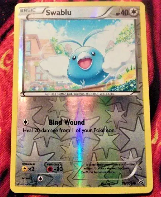 Swablu [Reverse Holo] - Pokemon Roaring Skies #73