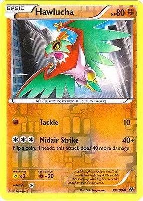 Hawlucha [Reverse Holo] - Pokemon Roaring Skies #39