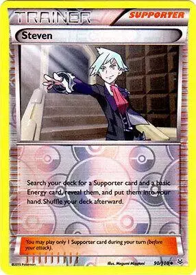 Steven [Reverse Holo] - Pokemon Roaring Skies #90