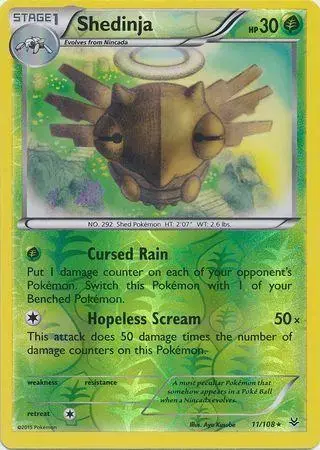 Shedinja [Reverse Holo] - Pokemon Roaring Skies #11