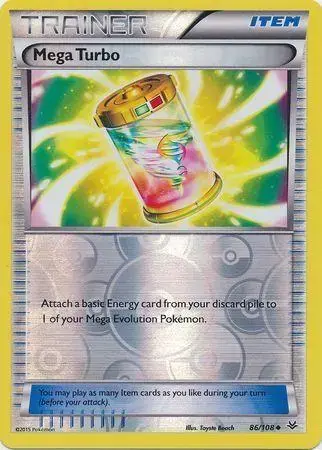 Mega Turbo [Reverse Holo] - Pokemon Roaring Skies #86