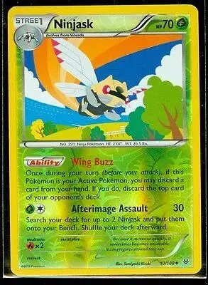 Ninjask [Reverse Holo] - Pokemon Roaring Skies #10