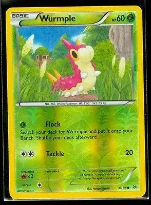 Wurmple [Reverse Holo] - Pokemon Roaring Skies #3
