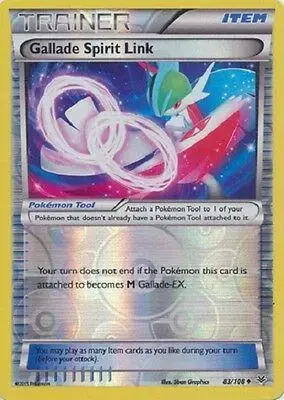 Gallade Spirit Link [Reverse Holo] - Pokemon Roaring Skies #83