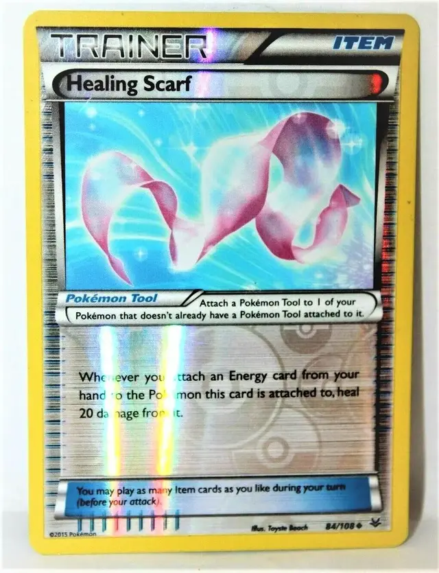 Healing Scarf [Reverse Holo] - Pokemon Roaring Skies #84