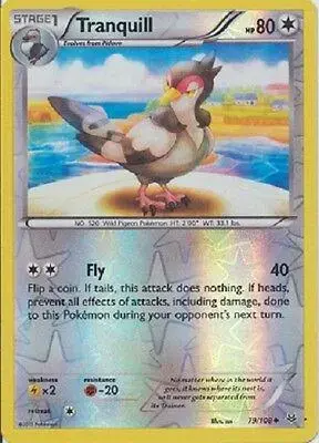 Tranquill [Reverse Holo] - Pokemon Roaring Skies #79