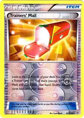 Trainers' Mail [Reverse Holo] - Pokemon Roaring Skies #92